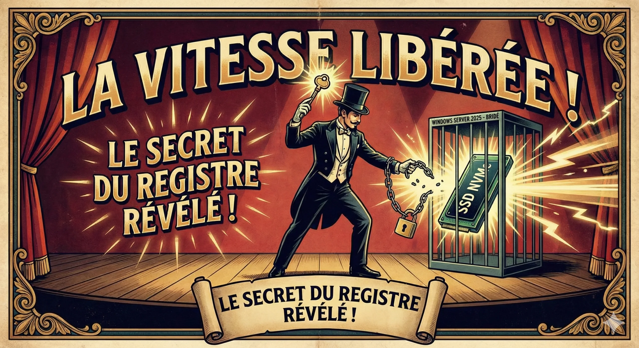 Windows Server 2025 : Libérez enfin la vitesse de vos SSD NVMe (Le fix caché)