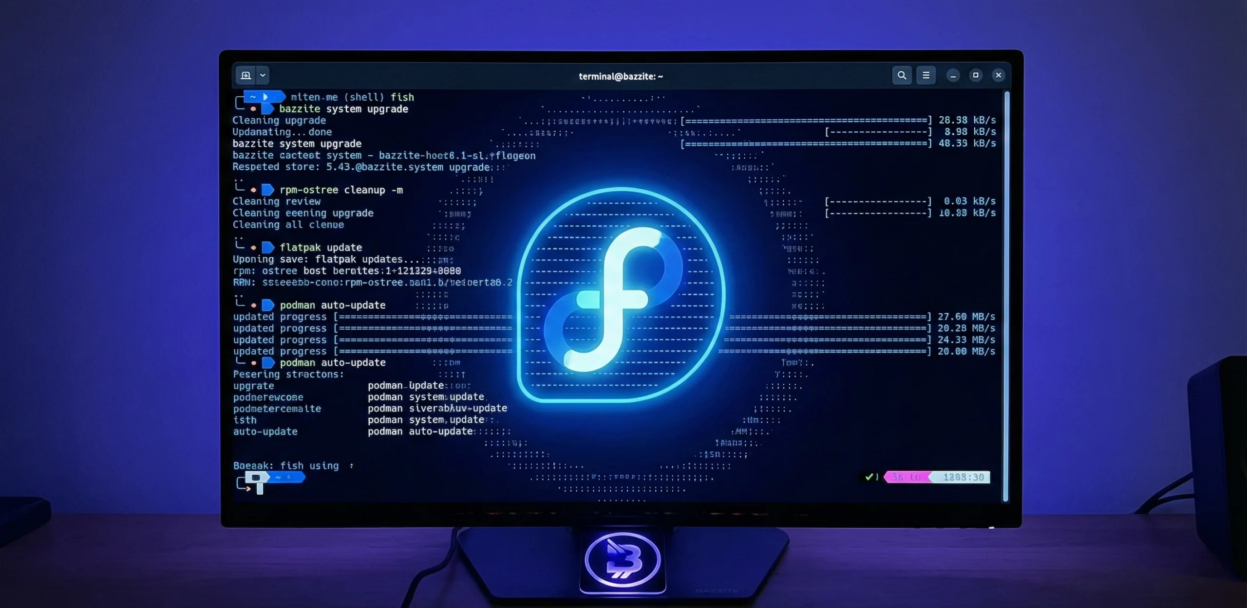 Guide du Terminal sous Bazzite (Fedora Silverblue) : Architecture, Commandes et Maintenance