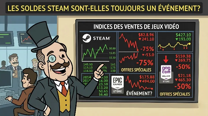 Les soldes Steam sont-elles toujours un évènement ?