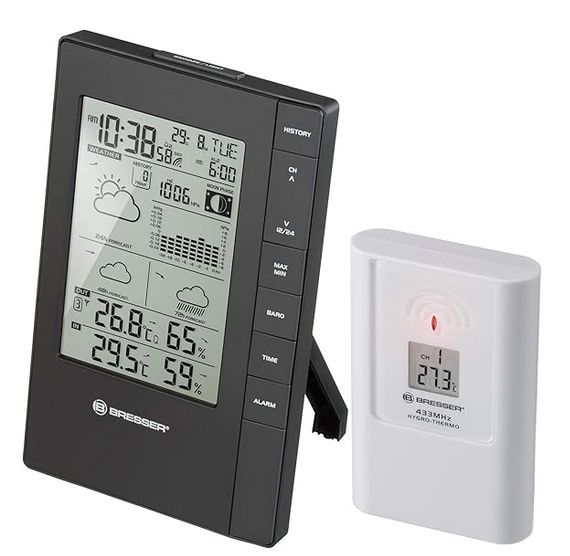 Station météo Wi-Fi compacte Bresser 4CAST pour appartement